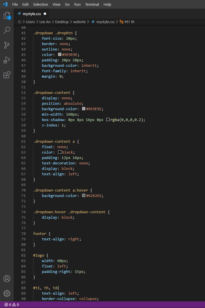 basic css code 2