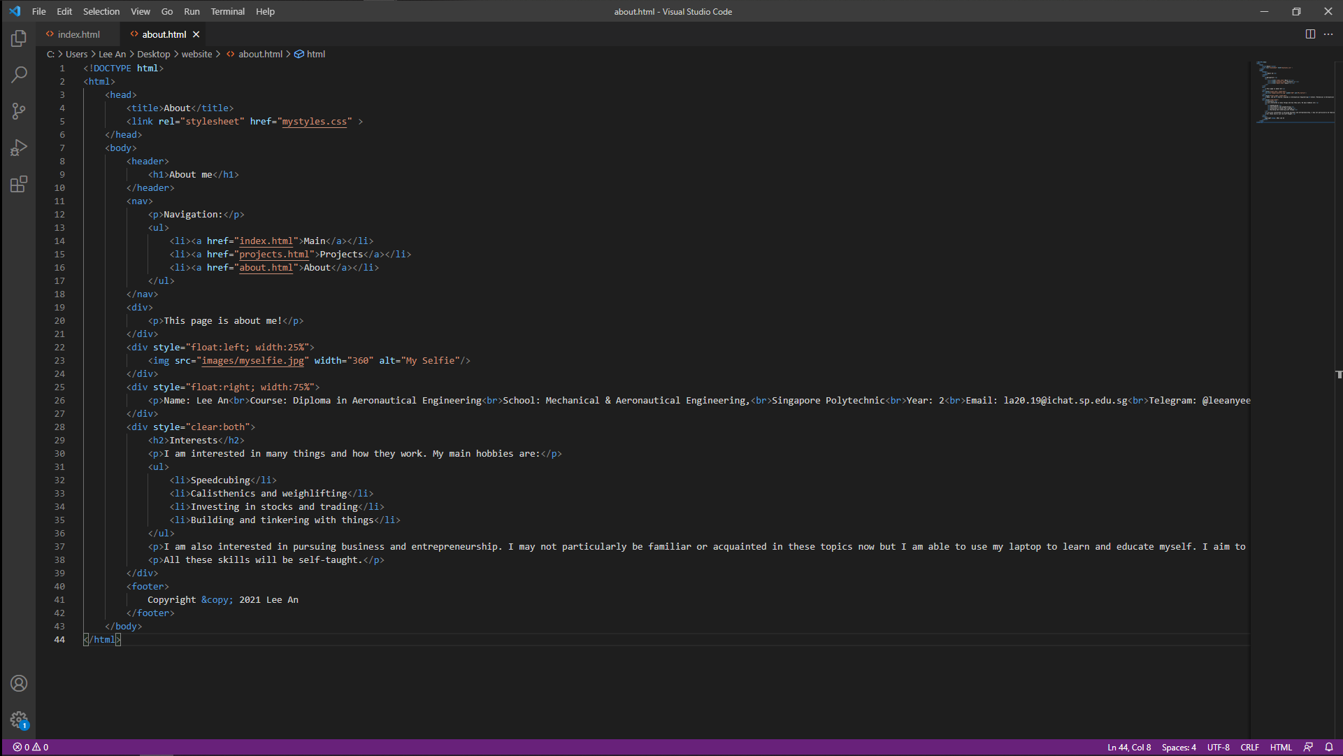 basic about html code