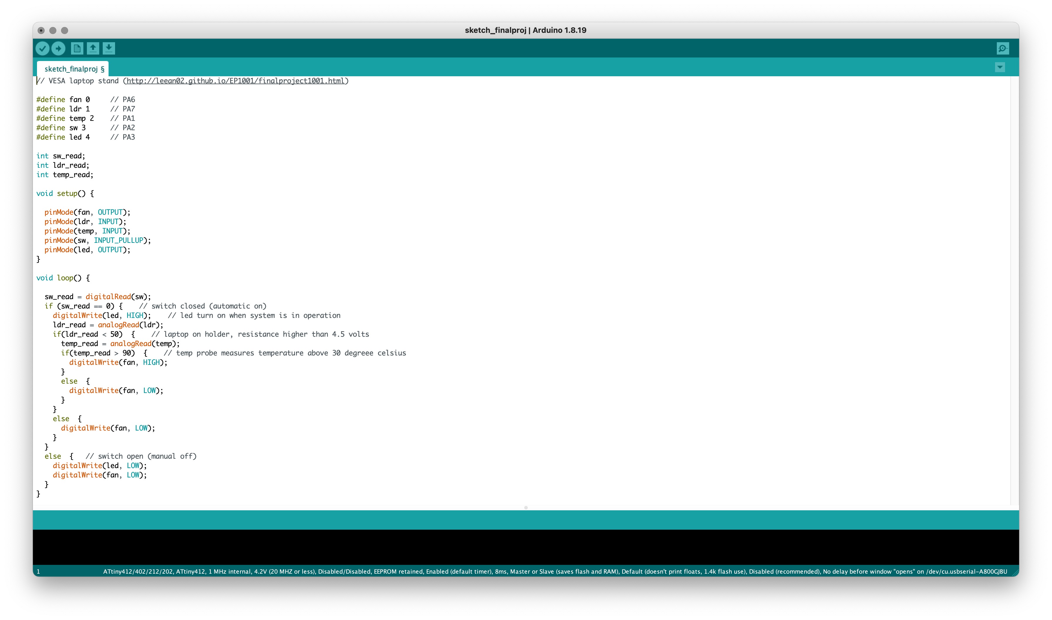 arduino code