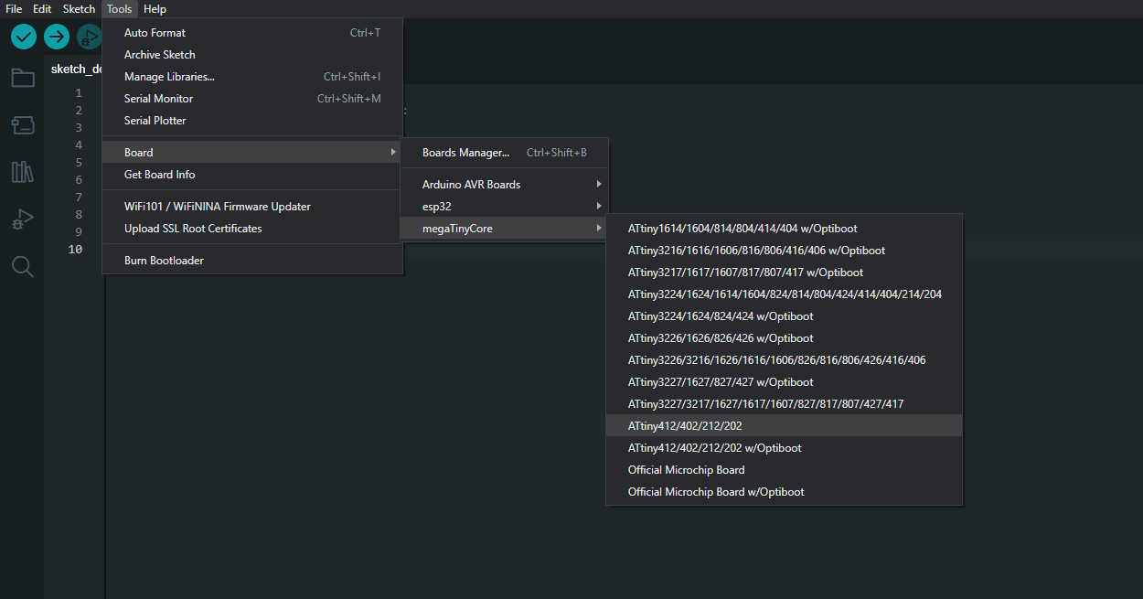 steps to setting up the board manager
