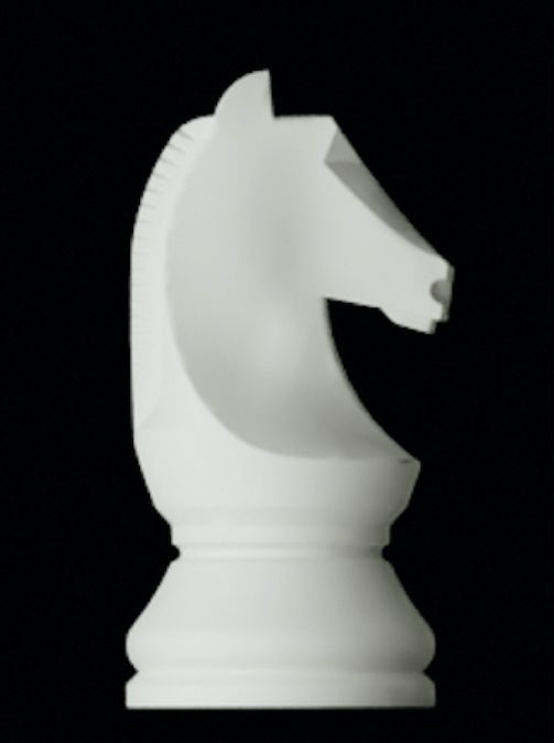 Knight Chess Piece template