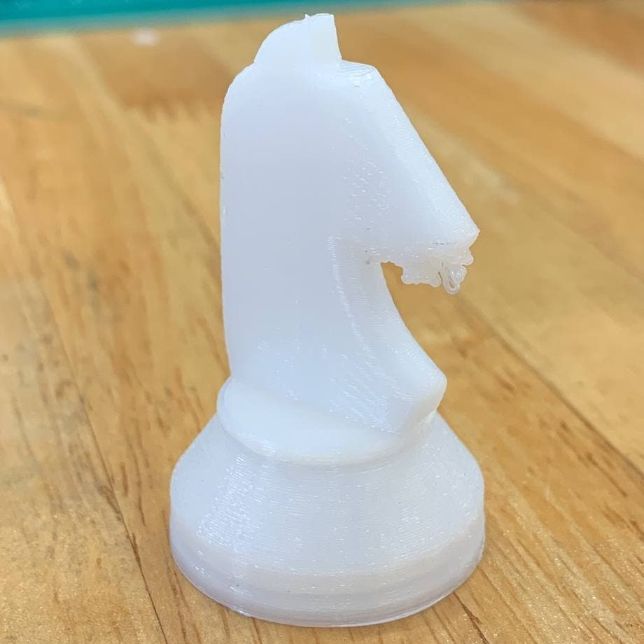 Close up on first print