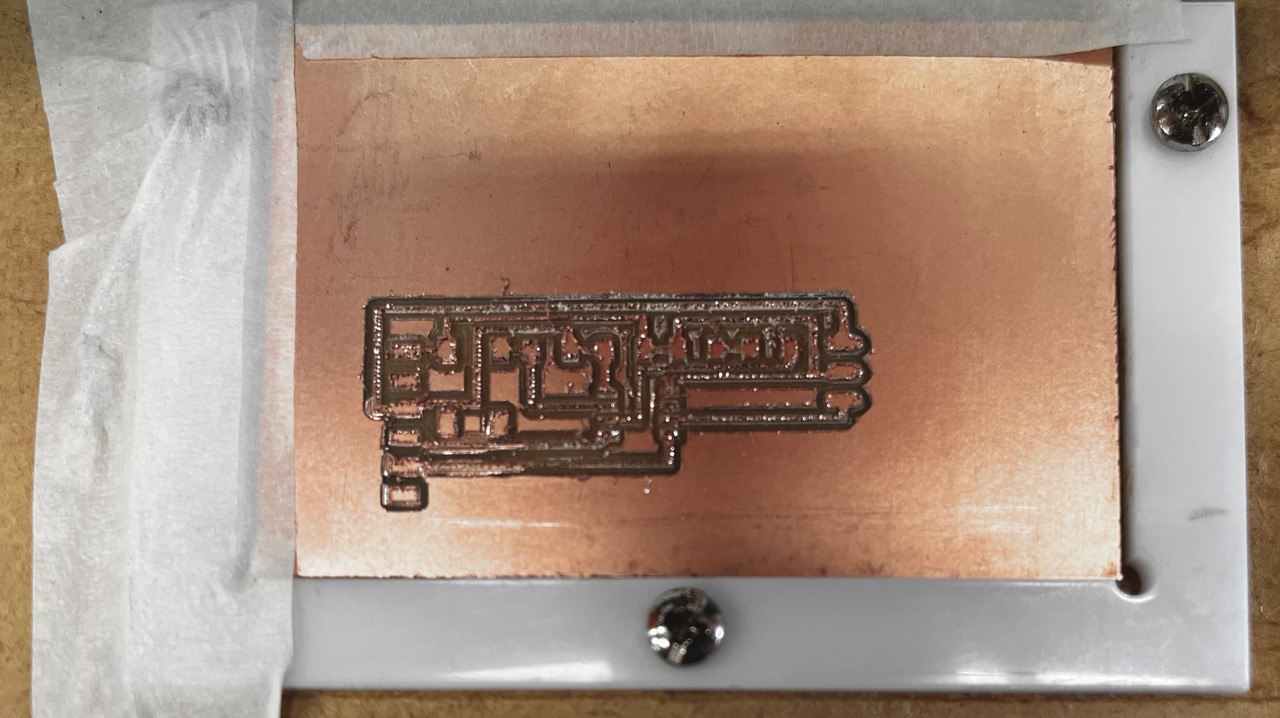 burr on copper traces