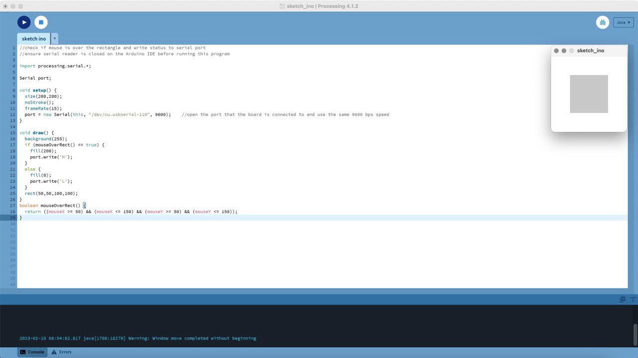 Processing code